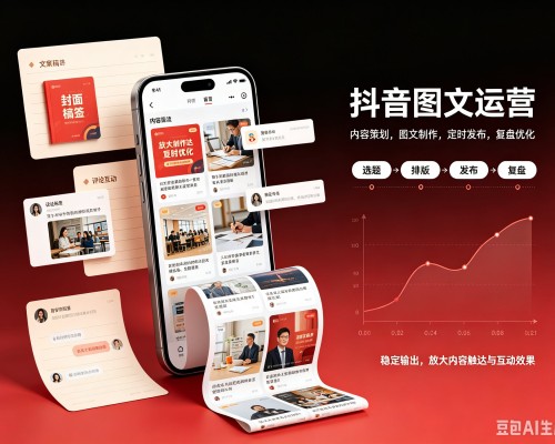红安抖音图文代运营服务